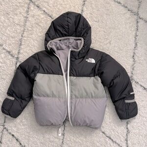 The North Face 'Moondoggy' Water Repellent Reversible Down Jacket (12-18m)